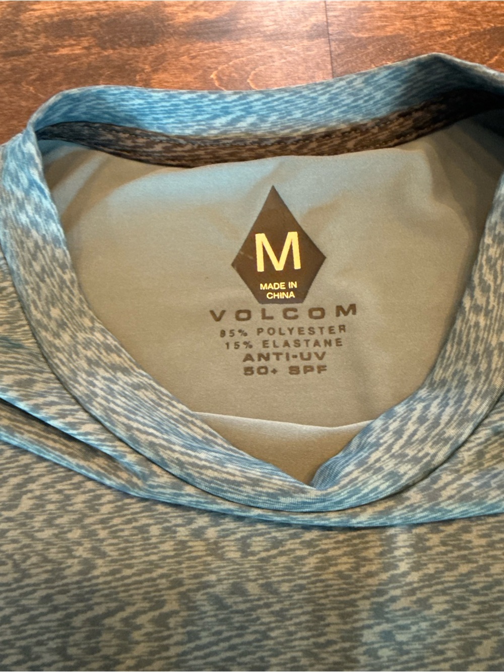 Volcom Blue Men’s Rash Guard Anti-UV - Picture 4 of 8